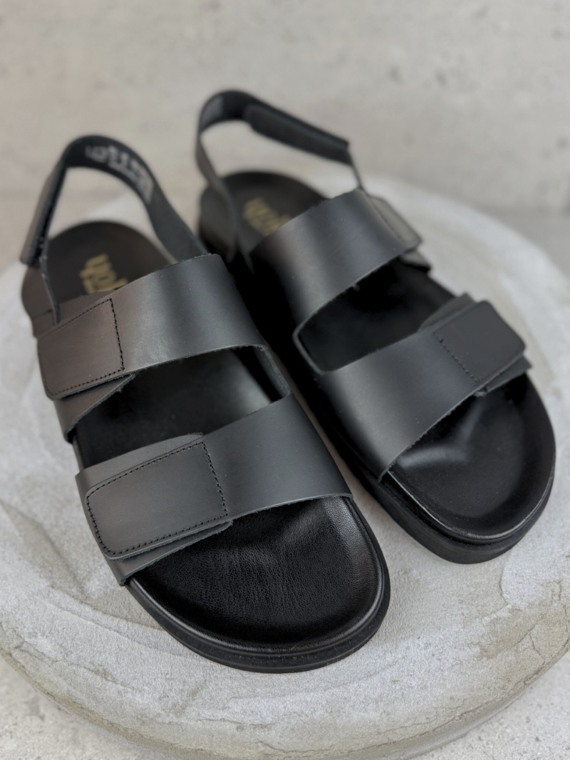 Men's leather sandals natural leather summer footwear