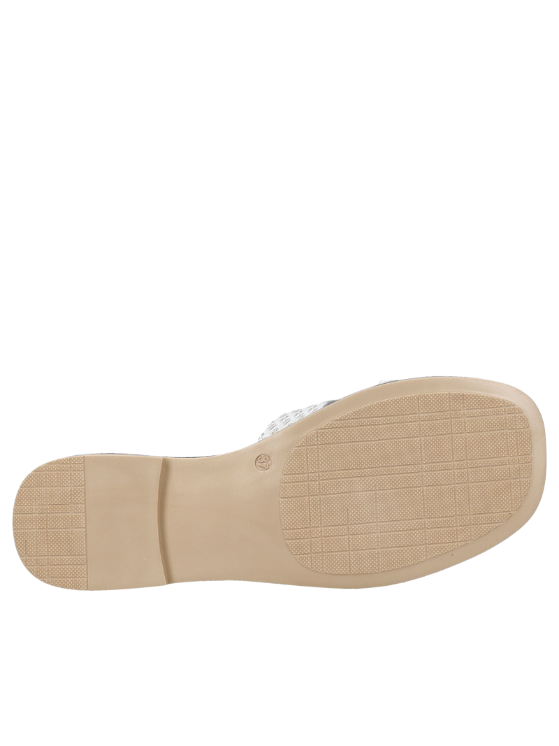 White leather flip-flops - a must-have in every closet, Konopka shoes