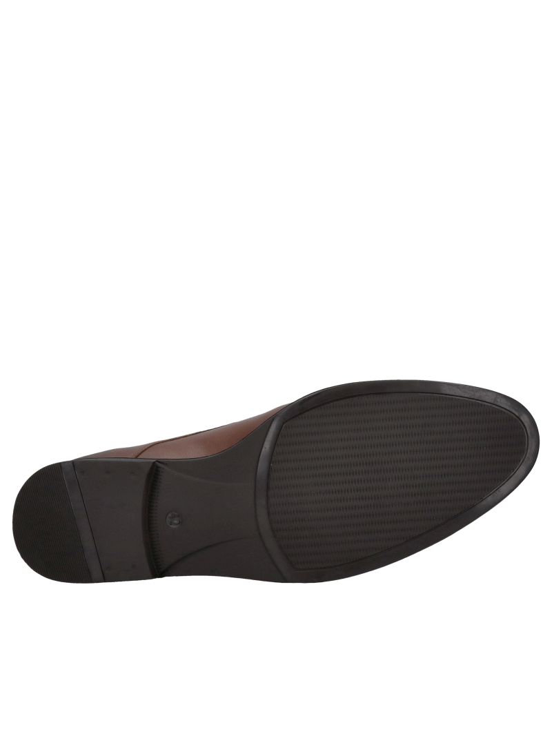 Men's leather half shoes for suit, elegant men's shoes, Polish manufacturer of leather shoes Conhpol