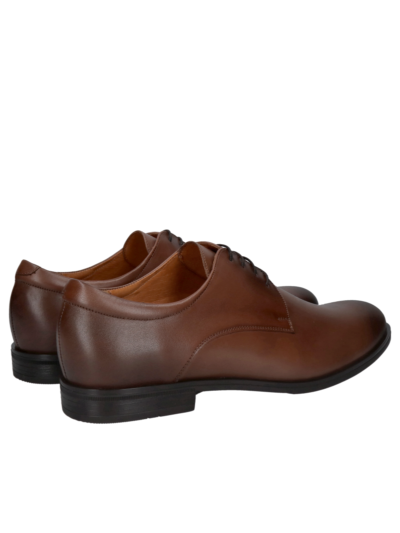 Men's leather half shoes for suit, elegant men's shoes, Polish manufacturer of leather shoes Conhpol