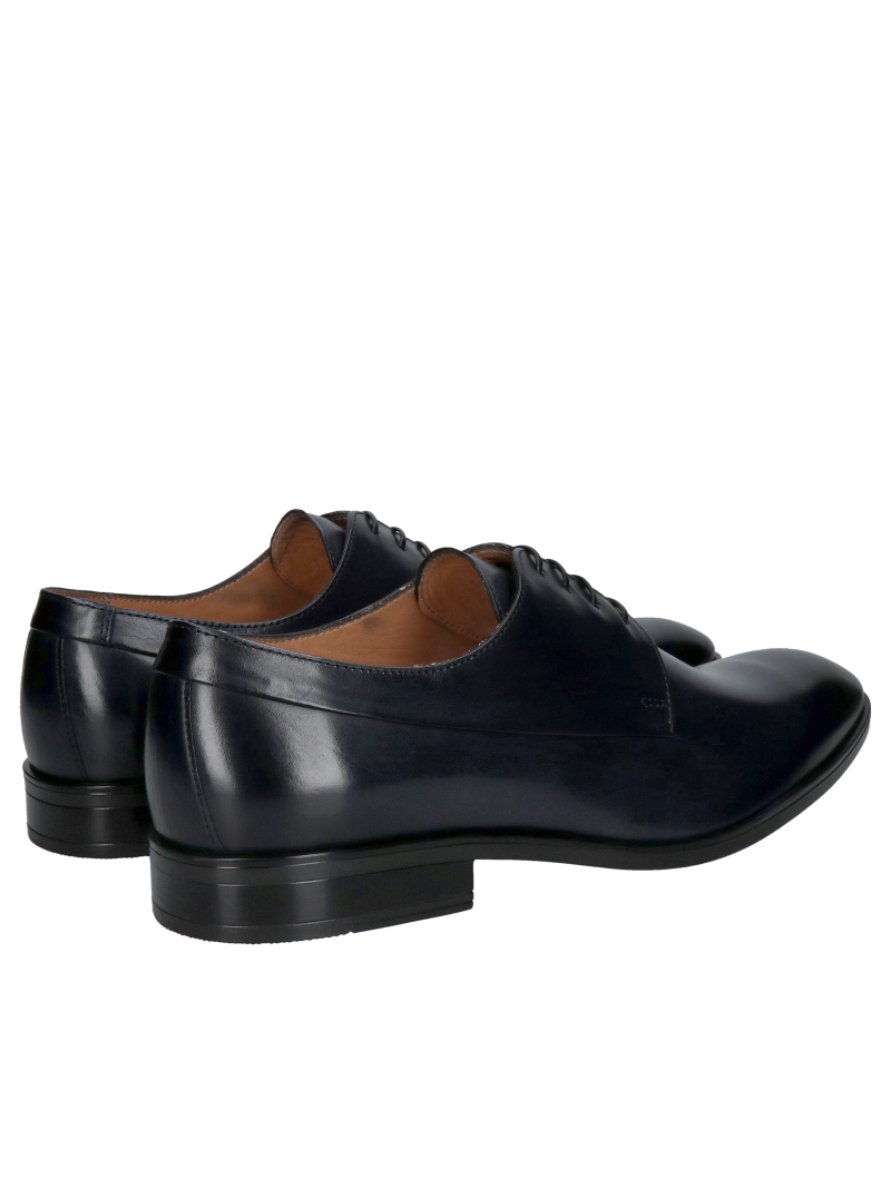 Men's leather half shoes for suit, elegant men's shoes, Polish manufacturer of leather shoes Conhpol