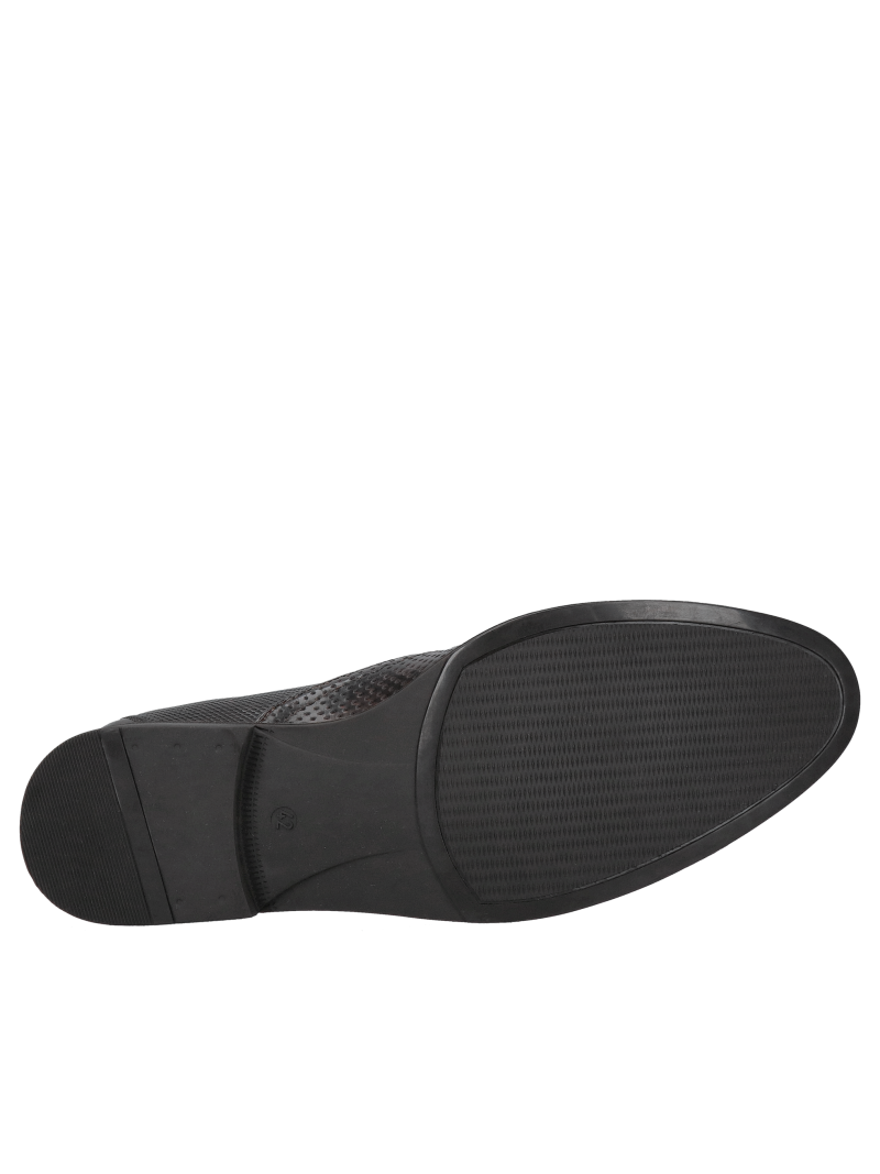 Elegant men's slip-on shoes, men's formal shoes Conhpol, Polish manufacturer of leather shoes, men's summer shoes