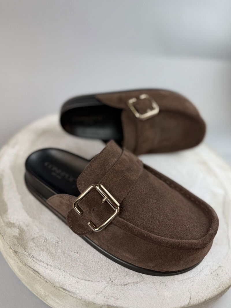 Women's mules, women's flip-flops with open heel, comfortable slip-on Conhpol Bis Women's mules, women's flip-flops with open heel, comfortable slip-on Conhpol Bis