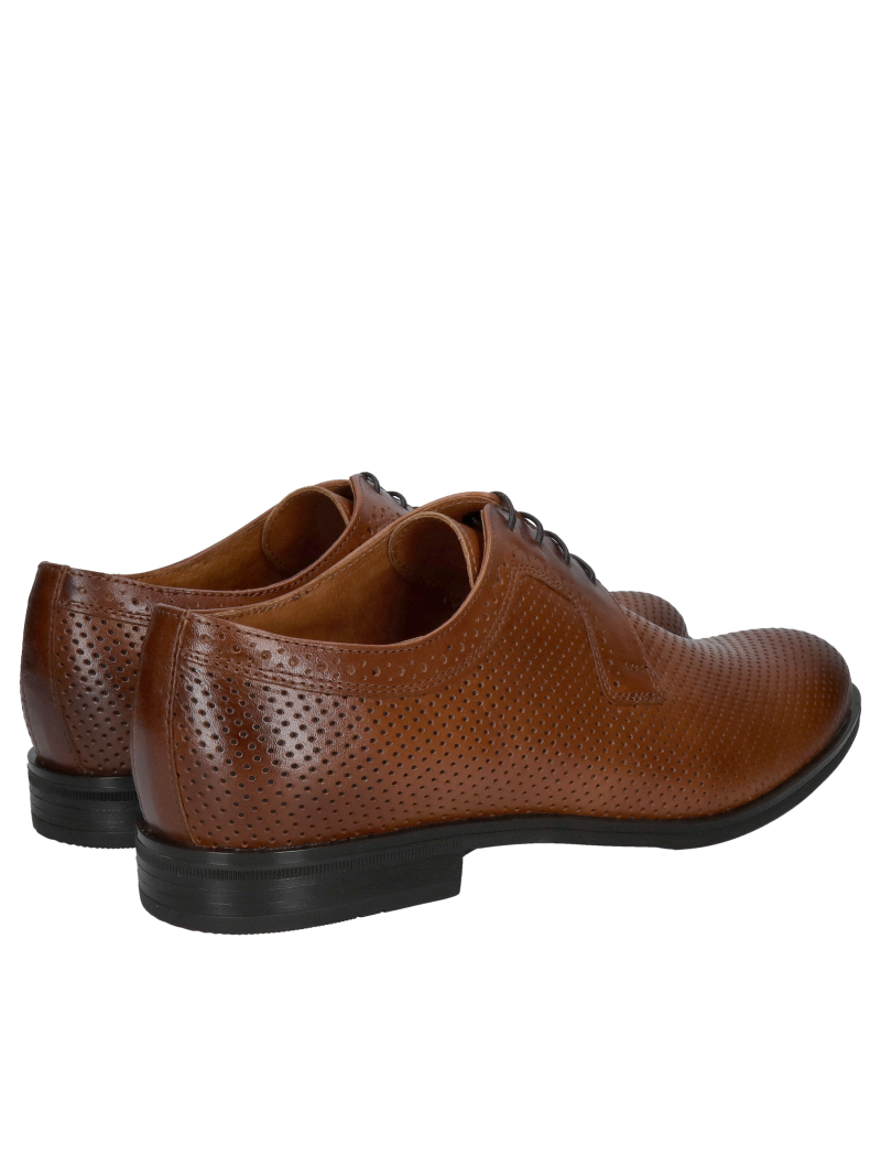 Wide foot shoes, elegant wide foot shoes, men's derby, Polish Conhpol leather shoes, men's summer shoes