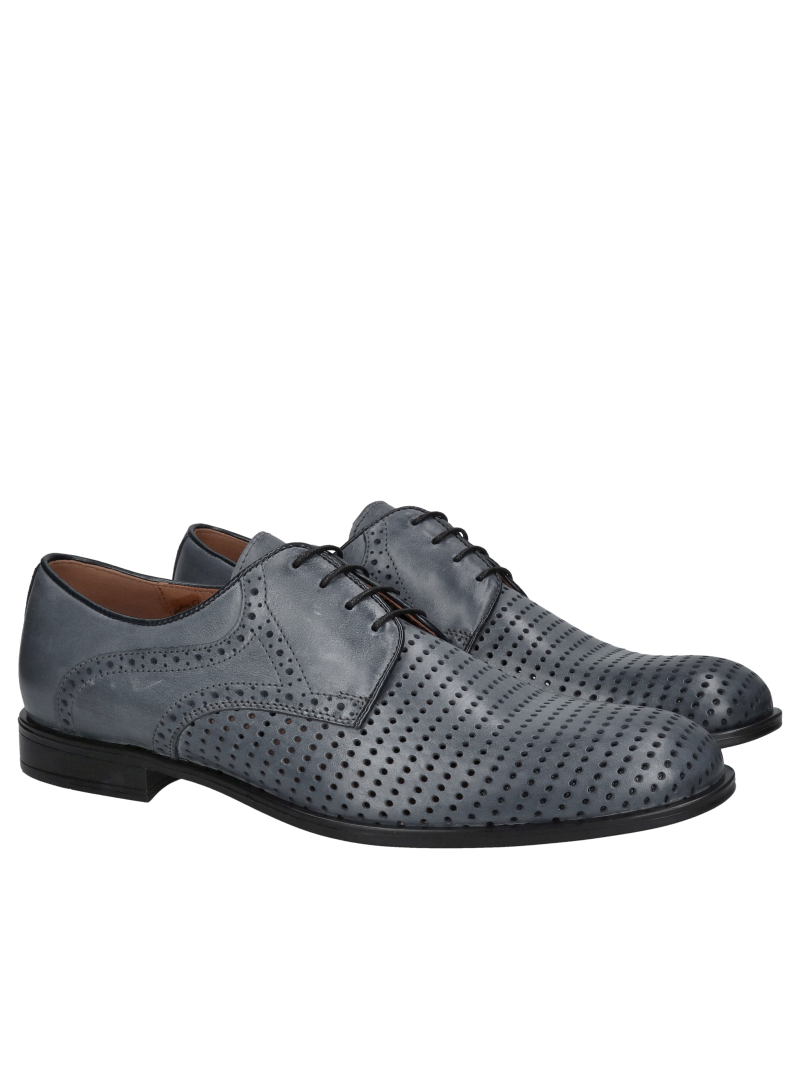 Men's summer shoes, men's derby, Polish leather shoes Conhpol