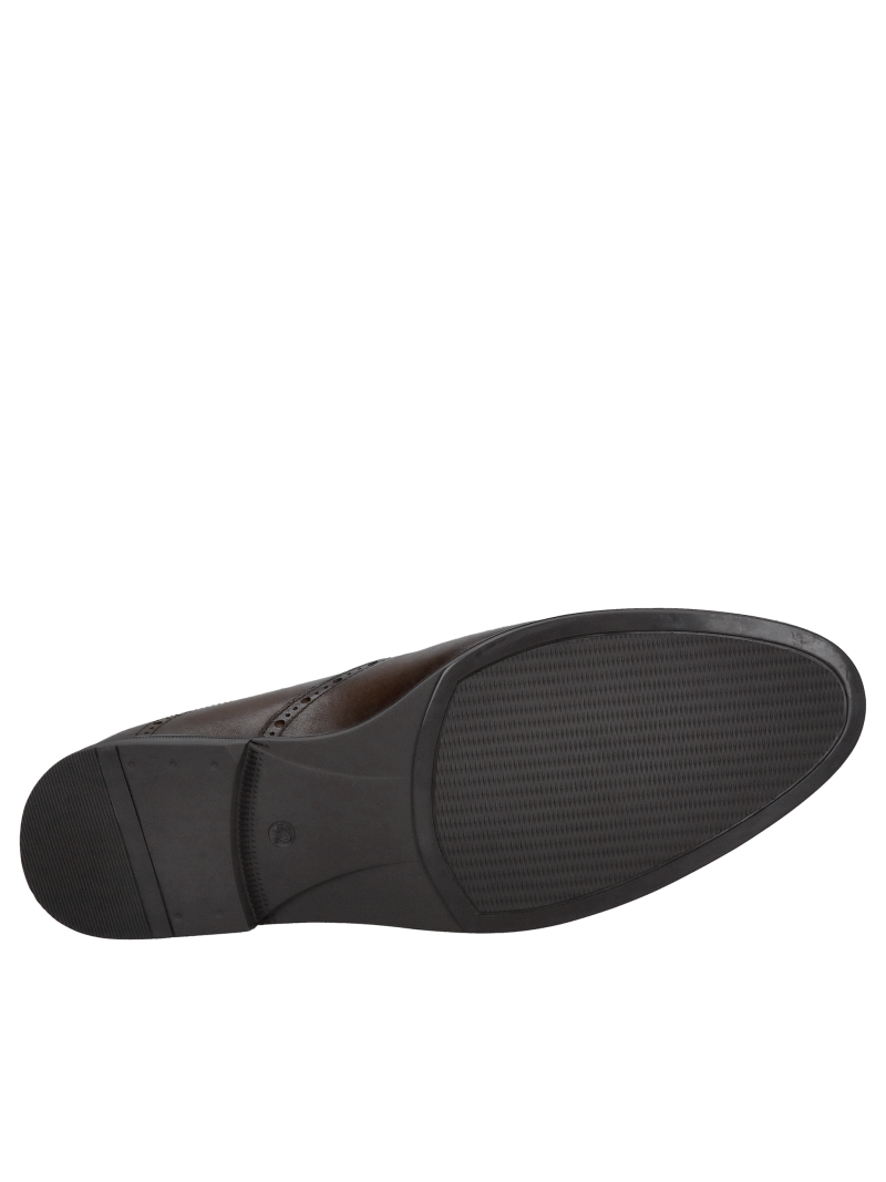 Conhpol men's boots, elegant wide-footed boots, men's winter insulated leather boots, boots with front zipper