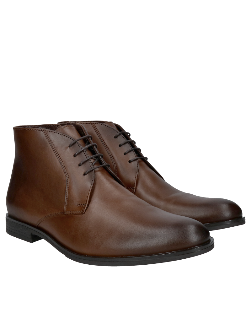 Men's boots, men's winter boots elegant insulated Conhpol, men's lace-up boots, Konopka Shoes