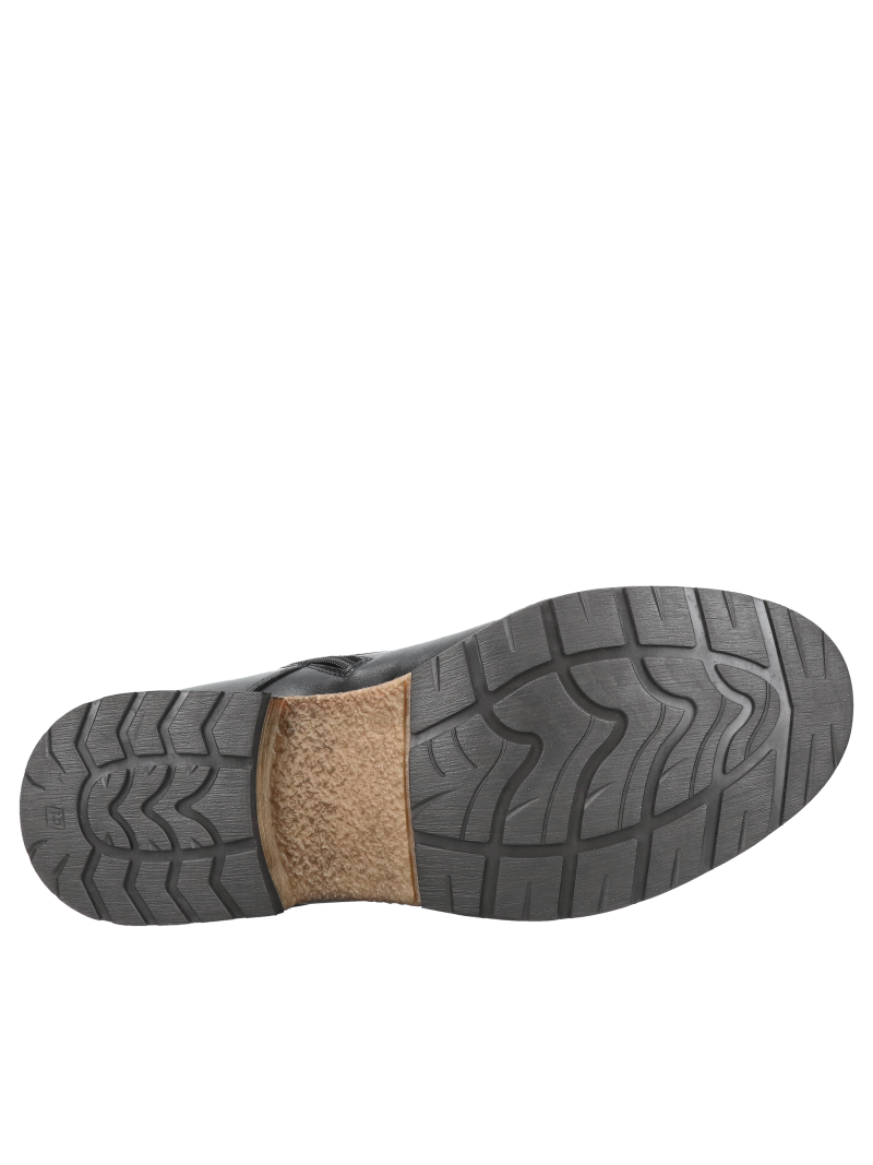 Men's winter boots, men's lace-up boots, boots with natural fur Conhpol, Konopka Shoes