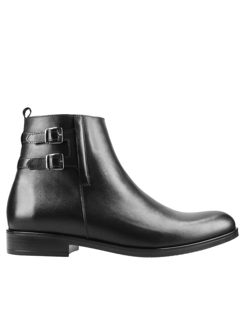 Men's winter leather boots, men's insulated boots, Conhpol men's boots with zipper, Konopka Shoes