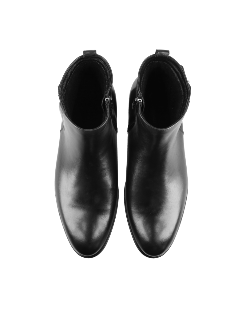 Men's winter leather boots, men's insulated boots, Conhpol men's boots with zipper, Konopka Shoes