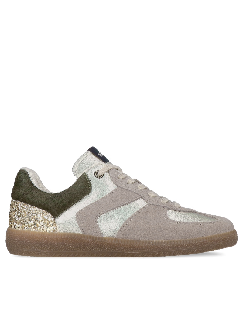 Women's beige sneakers, soft and comfortable for everyday wear