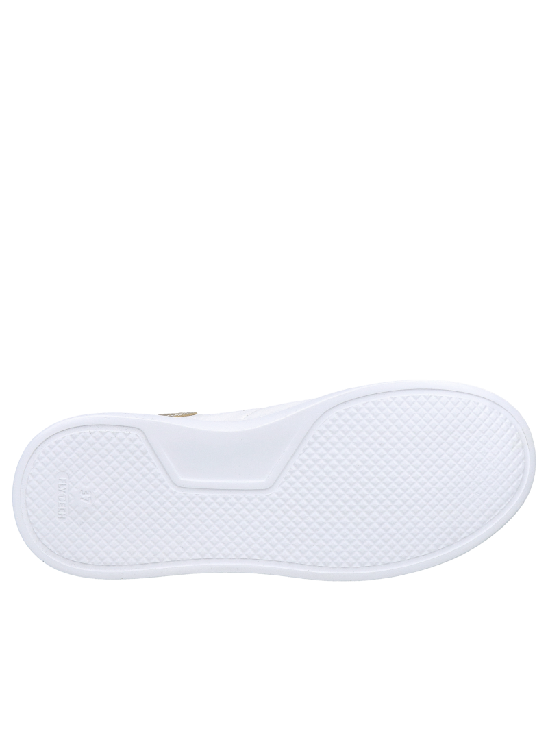 White women's sneakers with a light white sole, comfortable and soft, Konopka Shoes