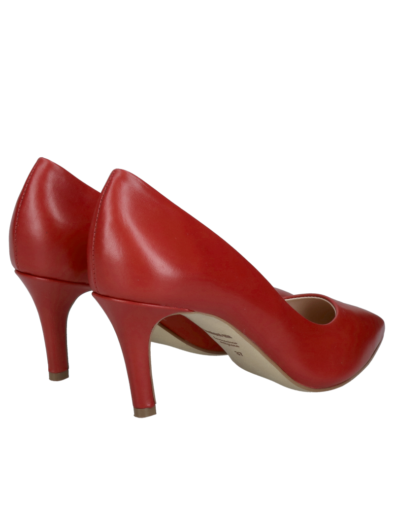 Women's high heels, elegant red pumps by Conhpol Bis