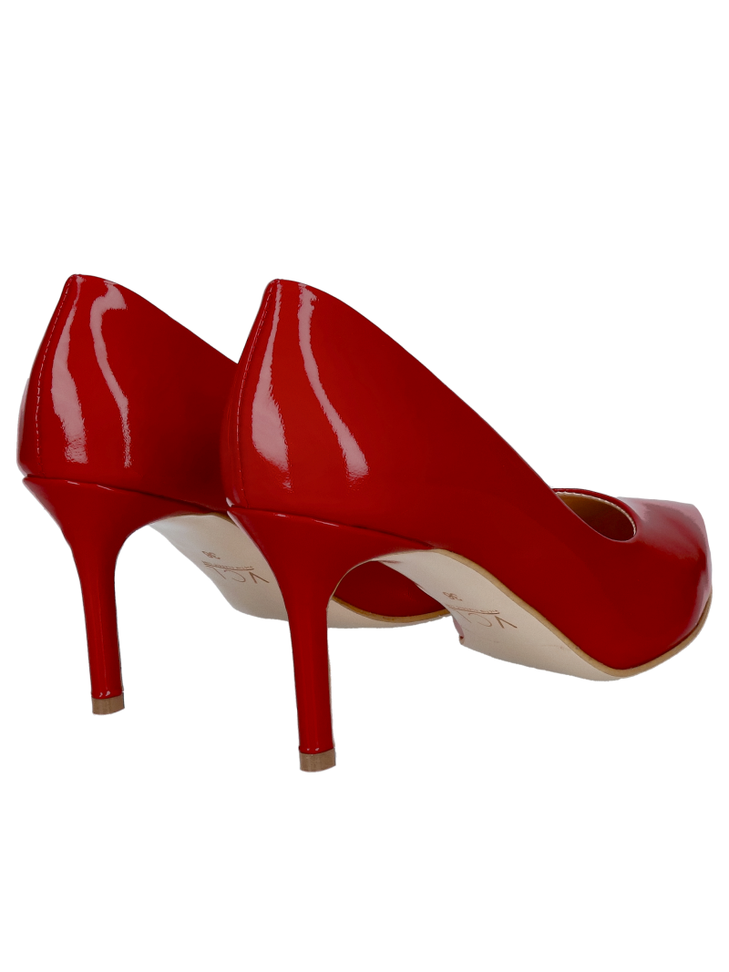 Red high heels, women's pumps, comfortable Conhpol Bis high heels