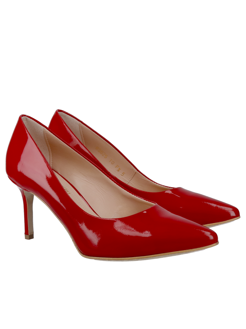 Red high heels, women's pumps, comfortable Conhpol Bis high heels