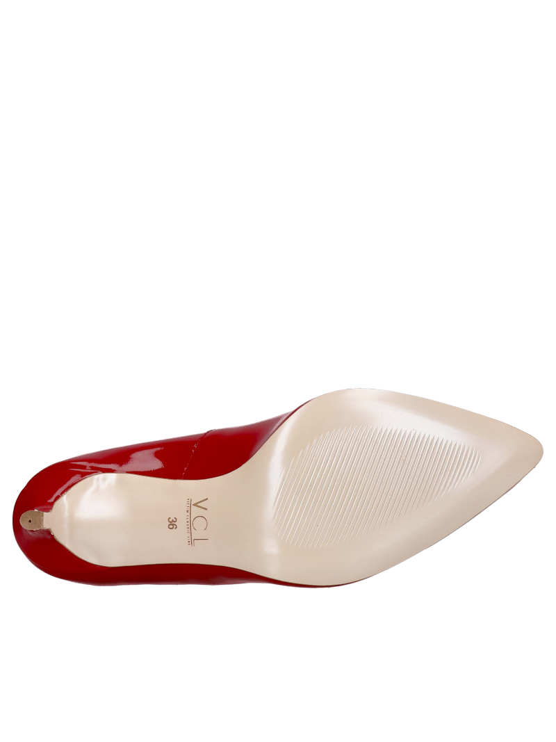 Red high heels, women's pumps, comfortable Conhpol Bis high heels