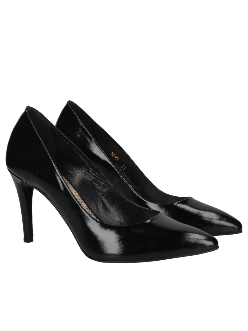 Women's black stilettos, comfortable women's pumps Conhpol Bis, Konopka Shoes