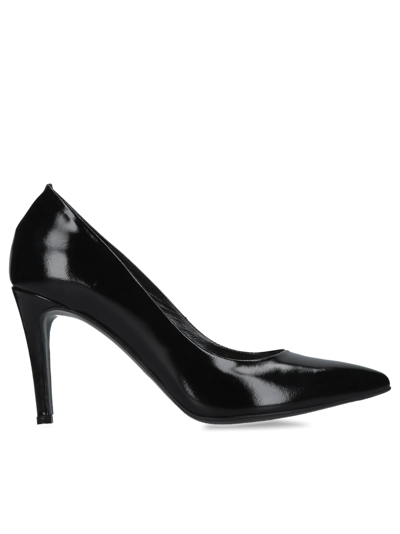 Women's black stilettos, comfortable women's pumps Conhpol Bis, Konopka Shoes