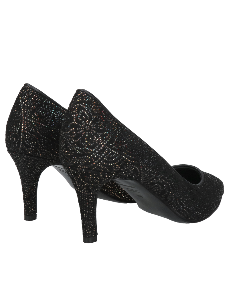 Women's low heel stilettos, elegant women's pumps Conhpol Bis, Konopka Shoes