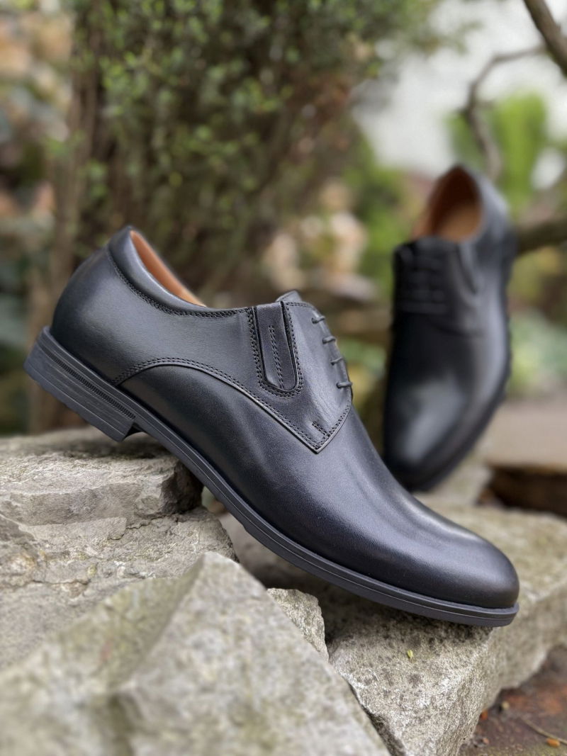 Elegant men's shoes made of natural leather, shoes for a suit
