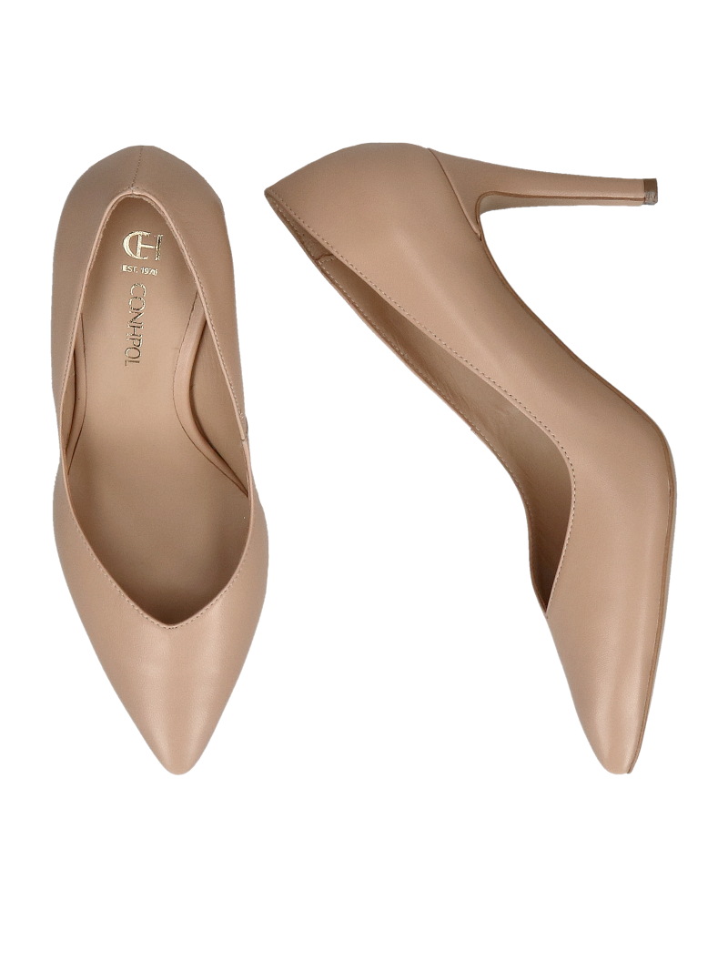 Women's high heels, elegant women's pumps, nude high heels Conhpol Bis