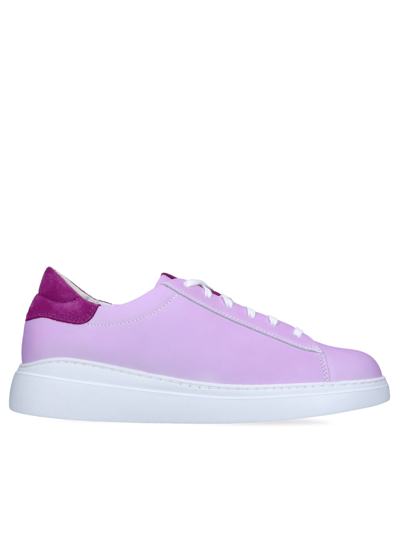 Colorful women's sneakers, original natural leather that changes color outdoors thanks to UV rays