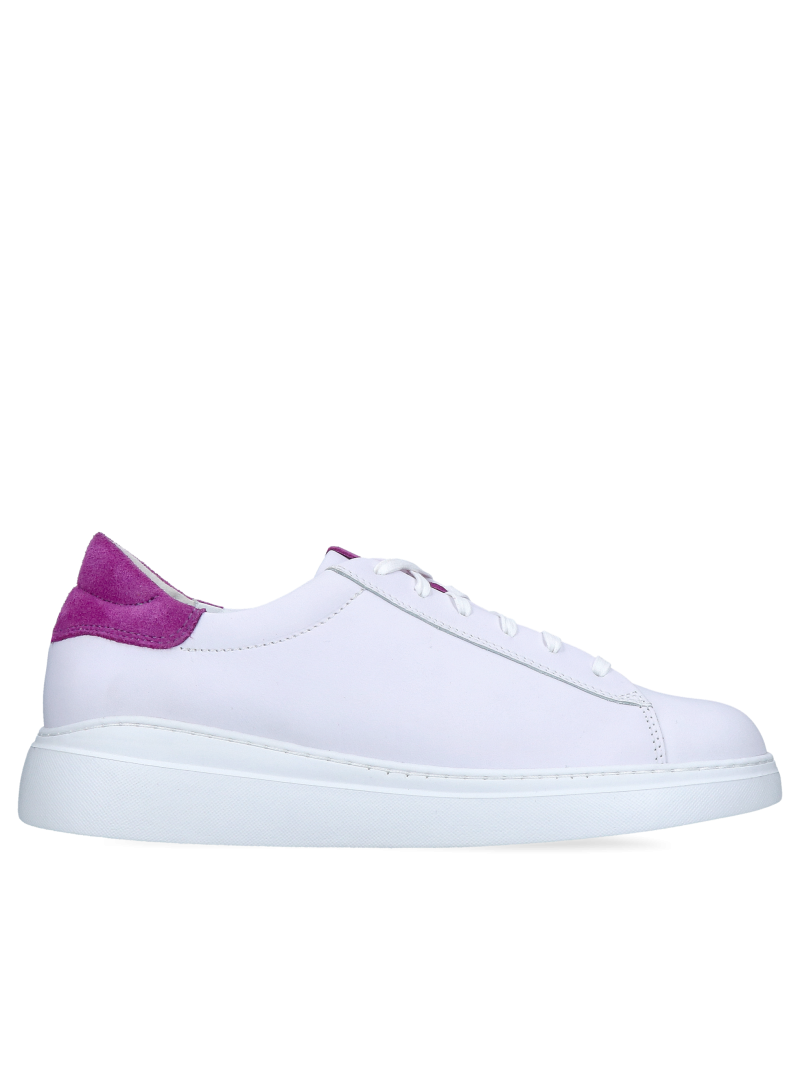Colorful women's sneakers, original natural leather that changes color outdoors thanks to UV rays