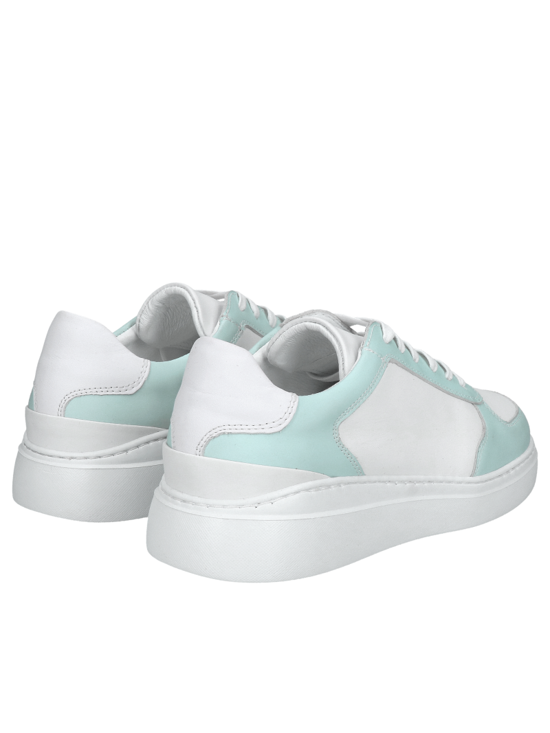 Colorful women's sneakers, original natural leather that changes color outdoors thanks to UV rays