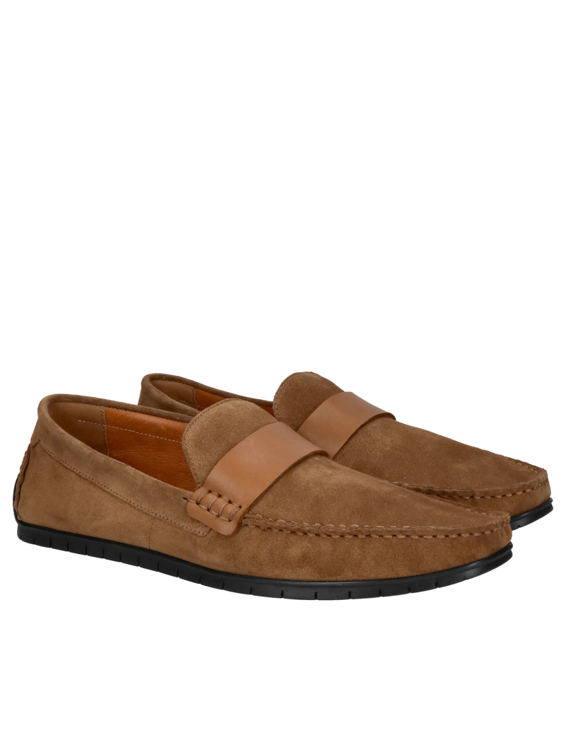 Men's leather moccasins, soft and comfortable Conhpol
