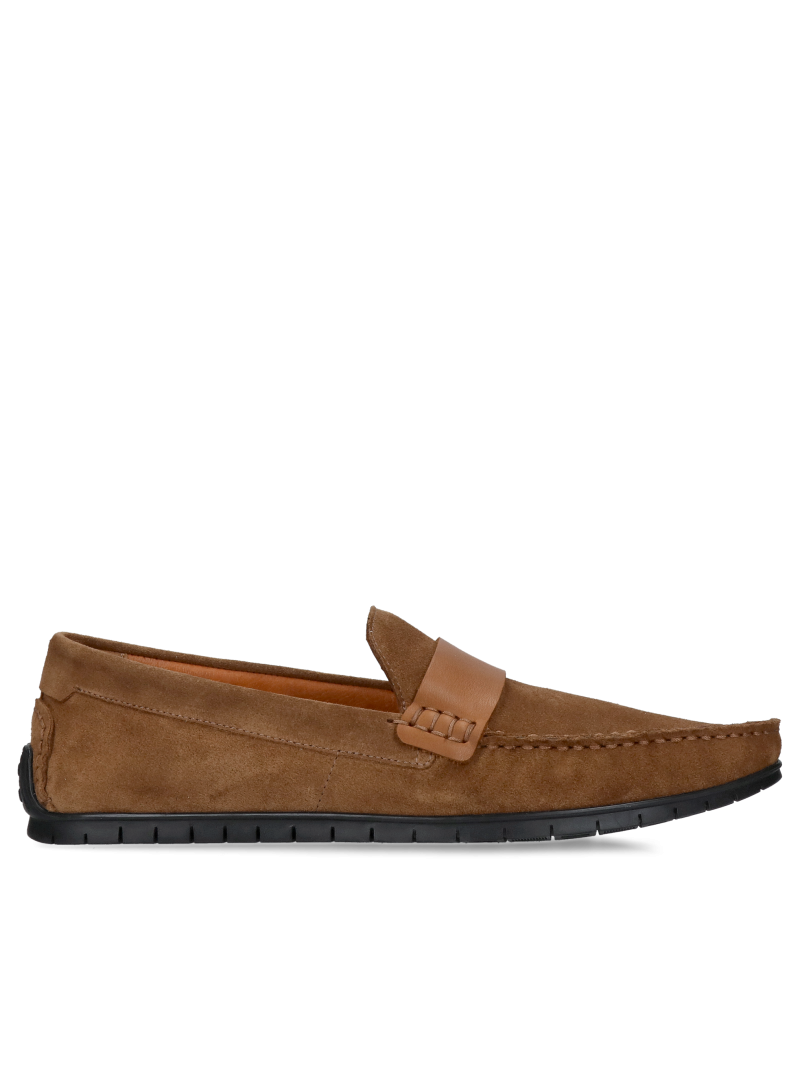Men's leather moccasins, soft and comfortable Conhpol