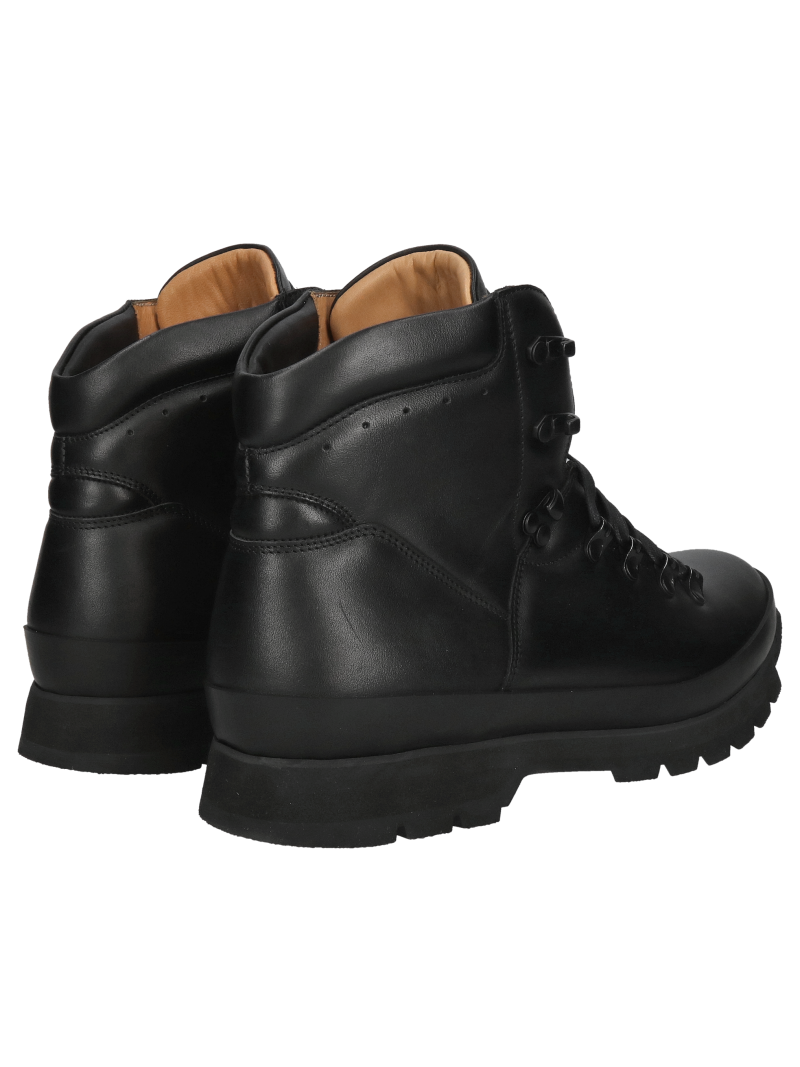Men's black winter shoes, Conhpol men's lace-up boots, winter boots, Konopka Shoes