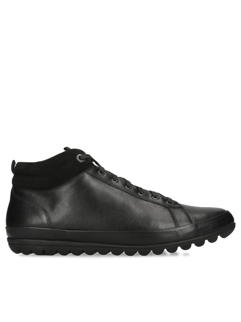 Warm men's winter boots, Conhpol men's leather boots, high cushioning and soft HOVERCRAFT sole