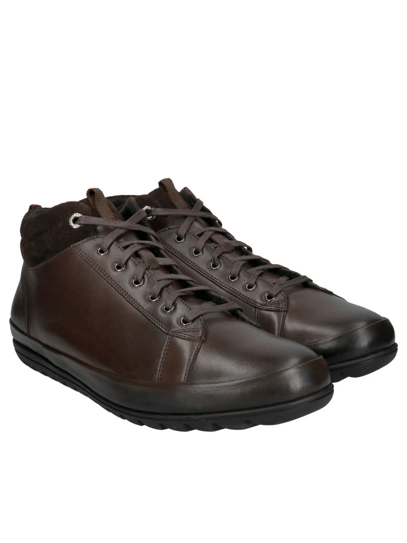 Men's insulated winter boots, men's lace-up boots, Conhpol men's boots, high cushioning and soft HOVERCRAFT sole, Konopka Shoes