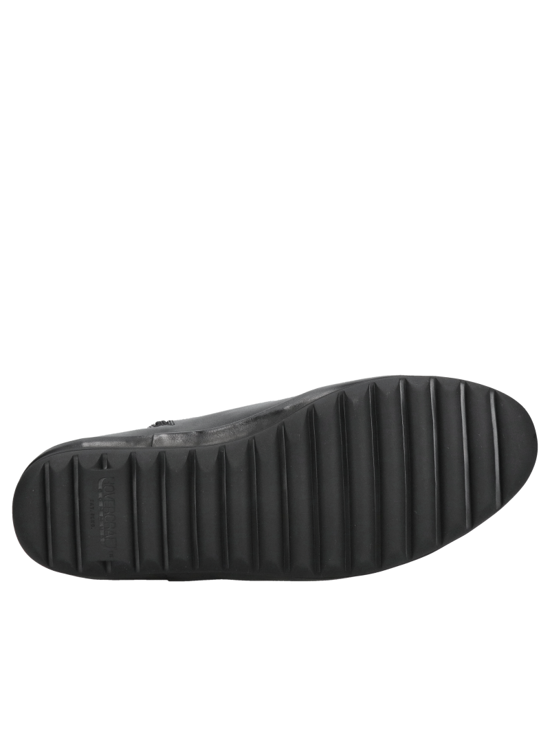 Men's leather boots, men's black winter boots, Conhpol men's winter boots, high cushioning and soft HOVERCRAFT sole