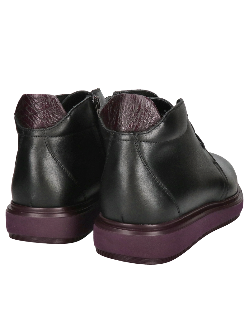 Men's black winter shoes, Conhpol men's lace-up boots, men's lace-up boots, Konopka Shoes