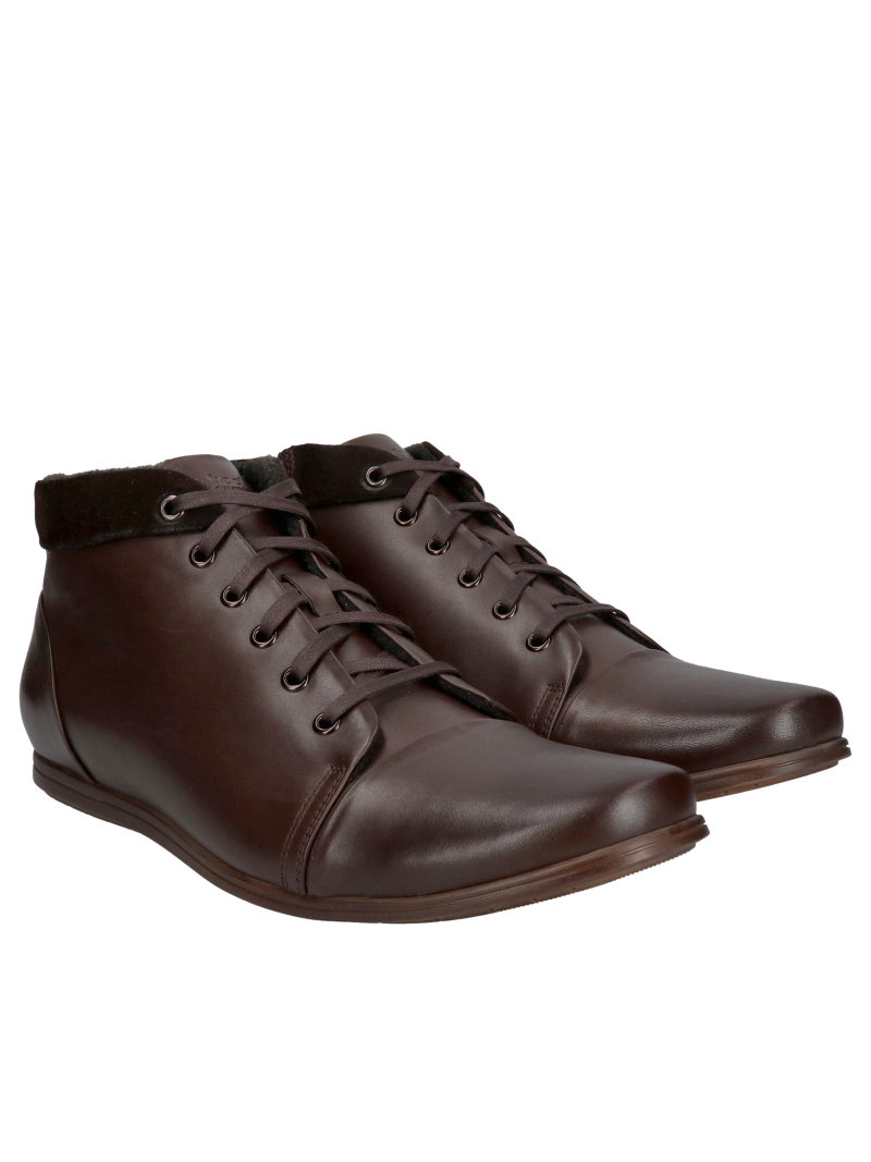 Men's winter shoes, insulated men's winter boots, Conhpol lace-up boots