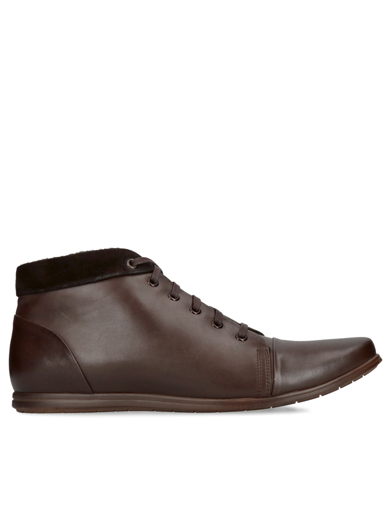 Men's winter shoes, insulated men's winter boots, Conhpol lace-up boots