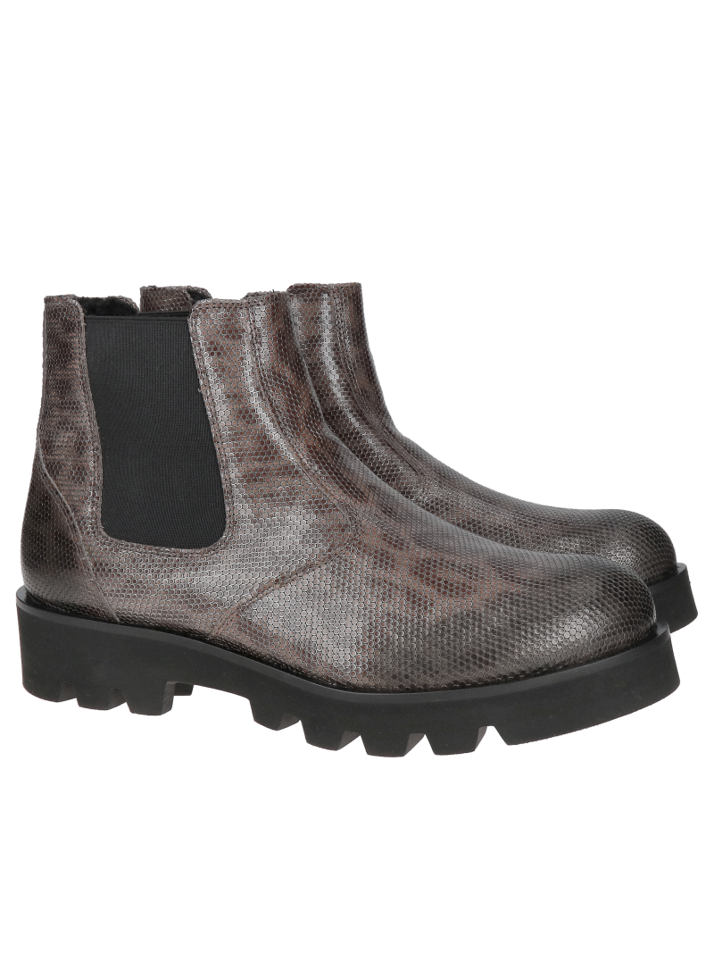 Women's natural leather ankle boots, women's boots, Konopka Shoes