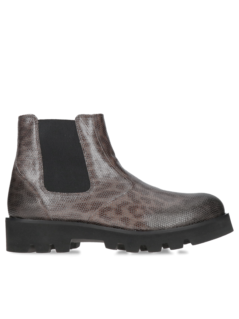 Women's natural leather ankle boots, women's boots, Konopka Shoes