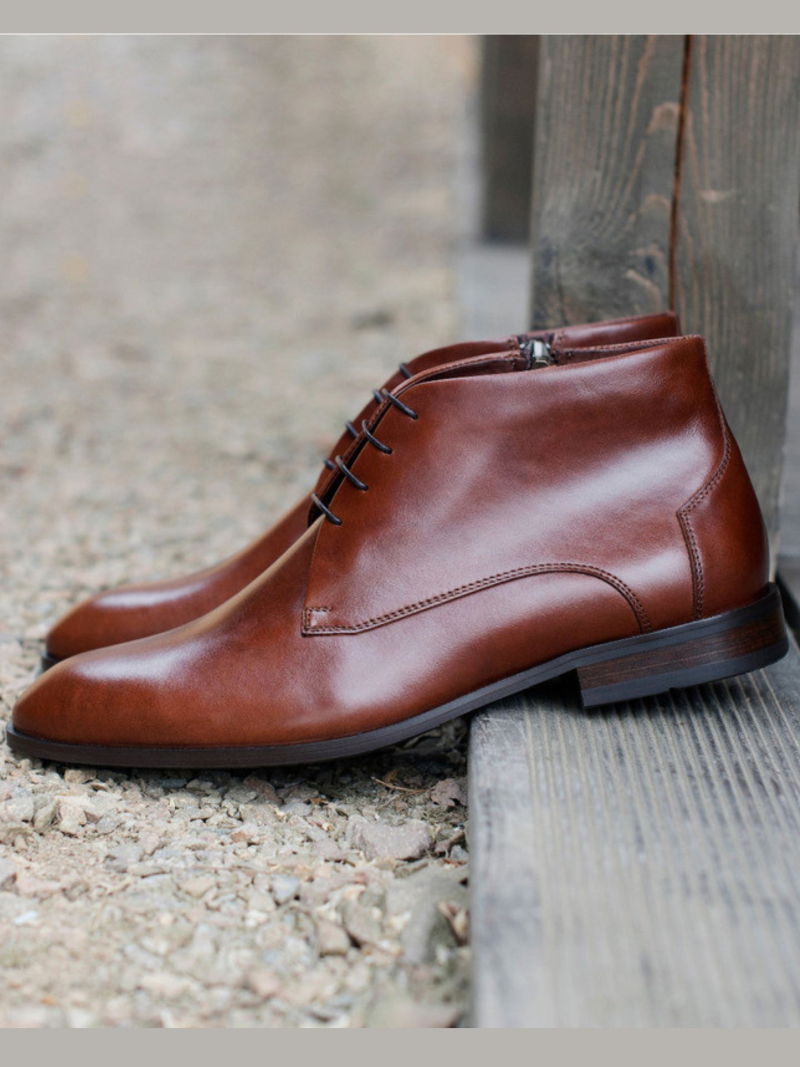 Men's boots, men's winter boots insulated leather, men's winter boots elegant Conhpol