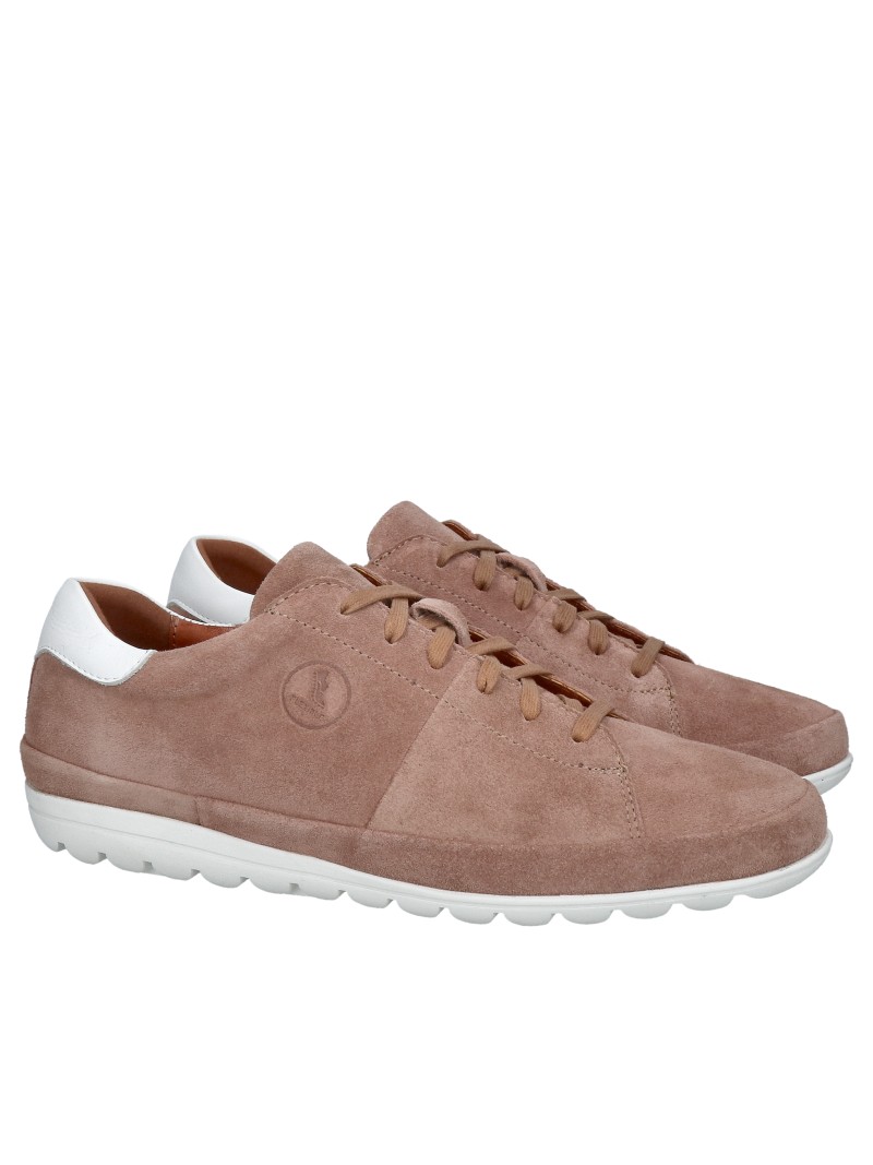 Comfortable and soft women's lace-up shoes, cushioning on a light and soft sole