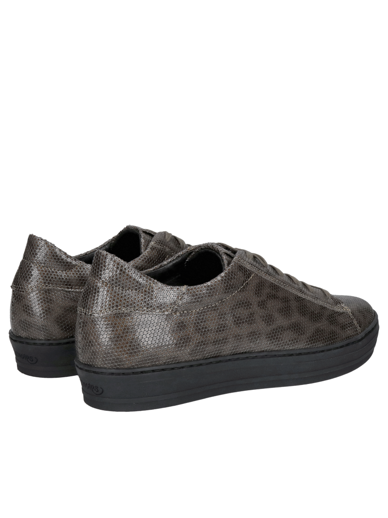 Women's leather sneakers, soft removable insole