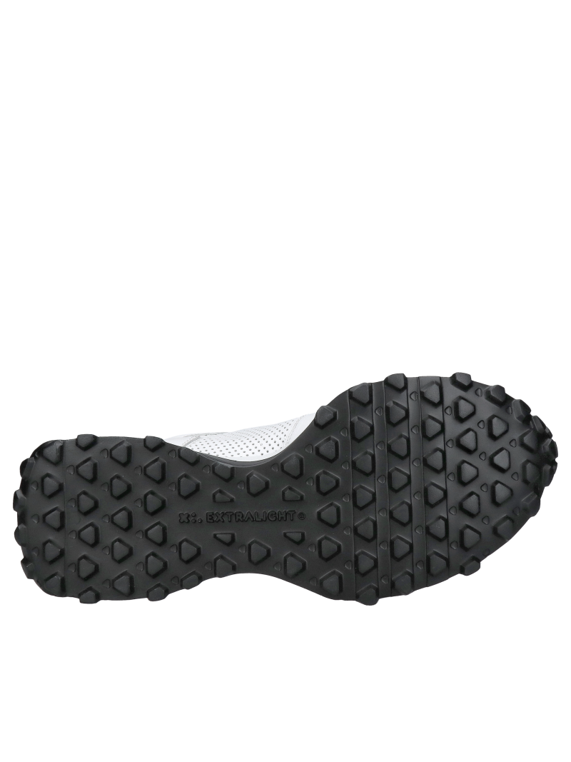 Men's summer leather sneakers – breathable, perforated, with an original sole, Konopka Shoes