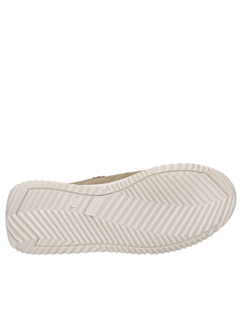 Comfortable women's sneakers in suede leather - soft and comfortable