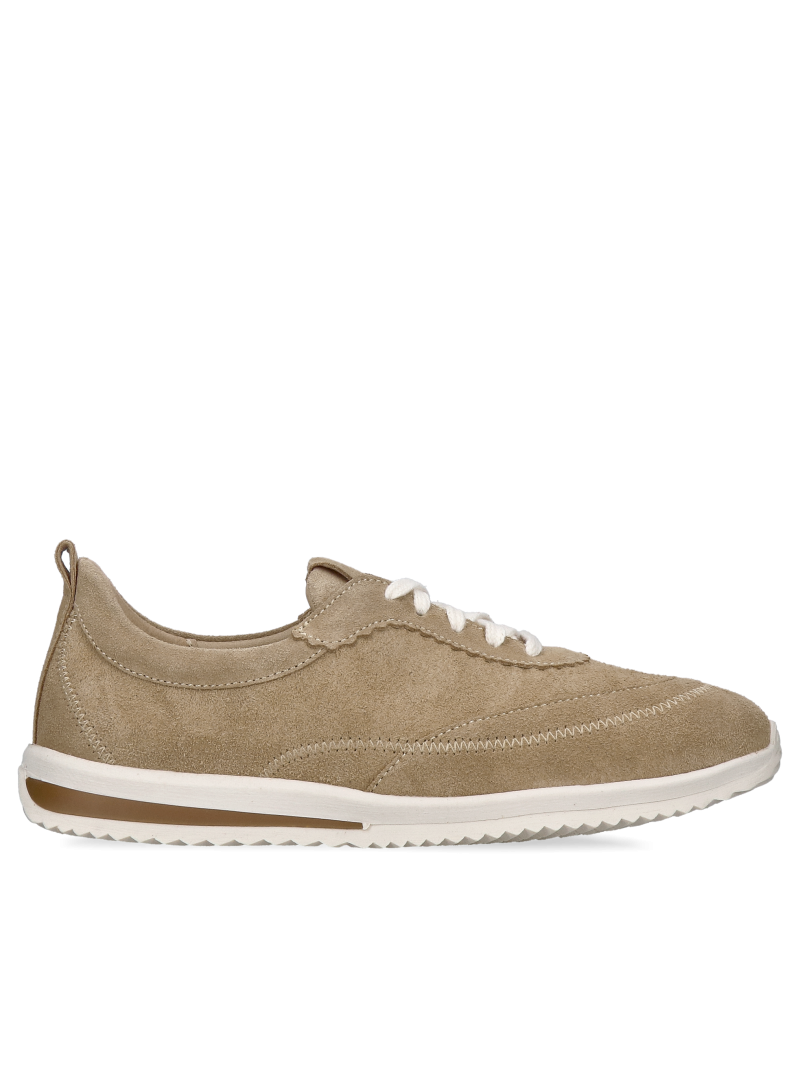 Comfortable women's sneakers in suede leather - soft and comfortable
