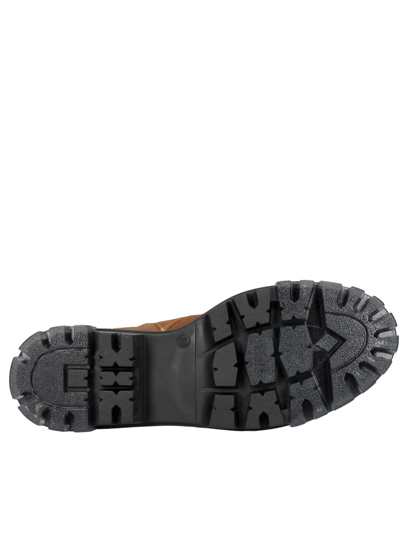 Women's suede boots with thick soles, Polish leather footwear manufacturer, Konopka Shoes