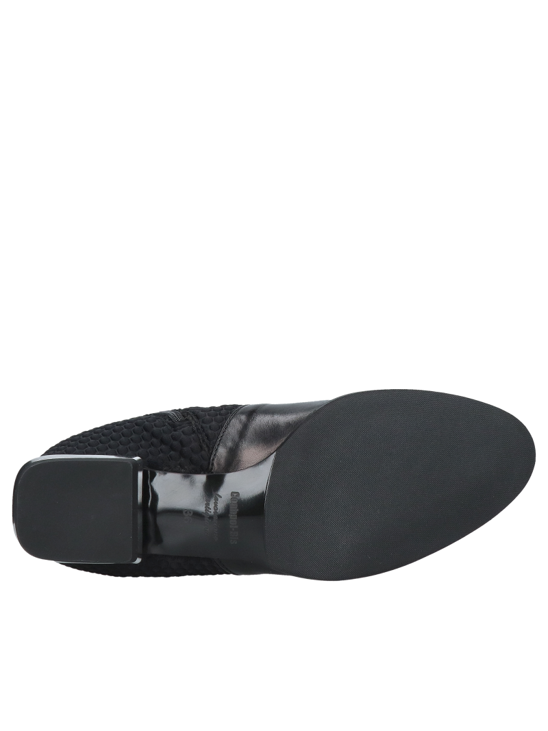 Women's ankle boots with low decorative heels, comfort and elegance in one, Konopka Shoes