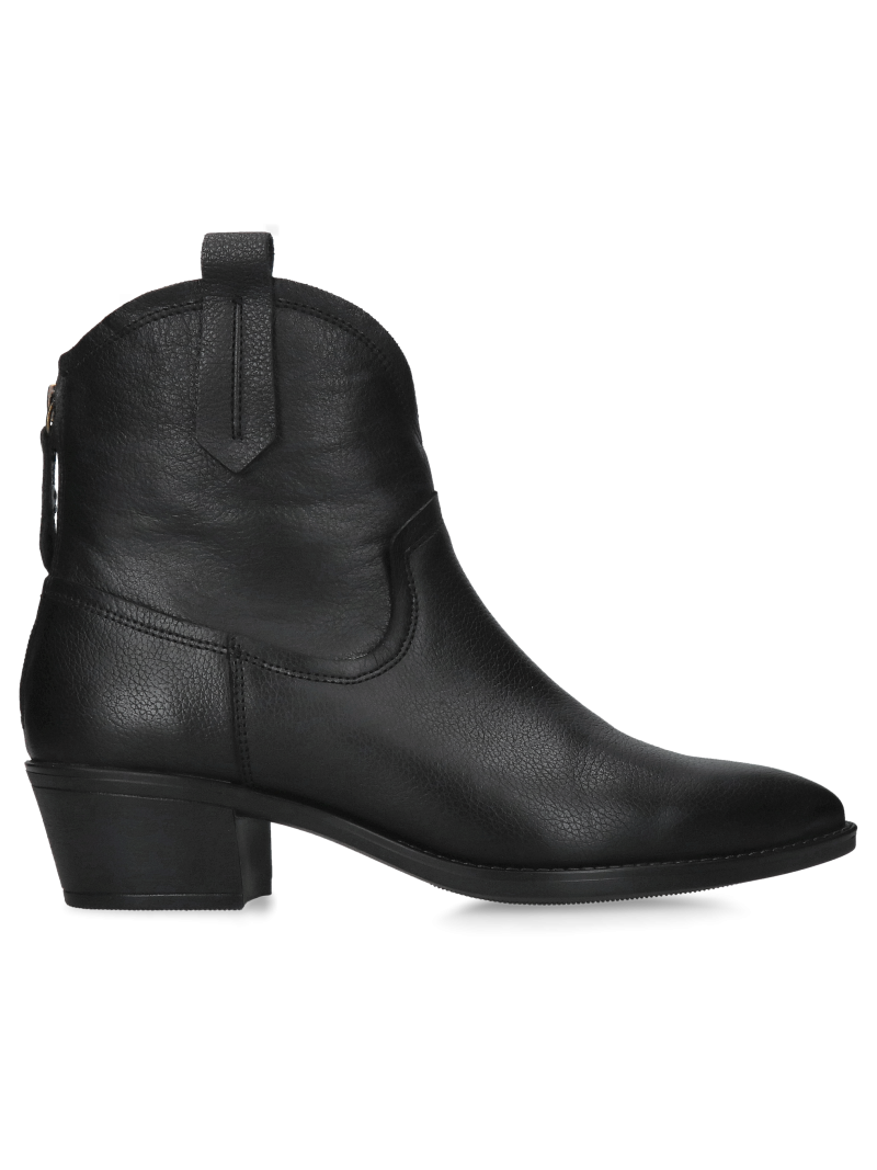 Women's black cowboy boots, comfortable women's boots, Konopka shoes