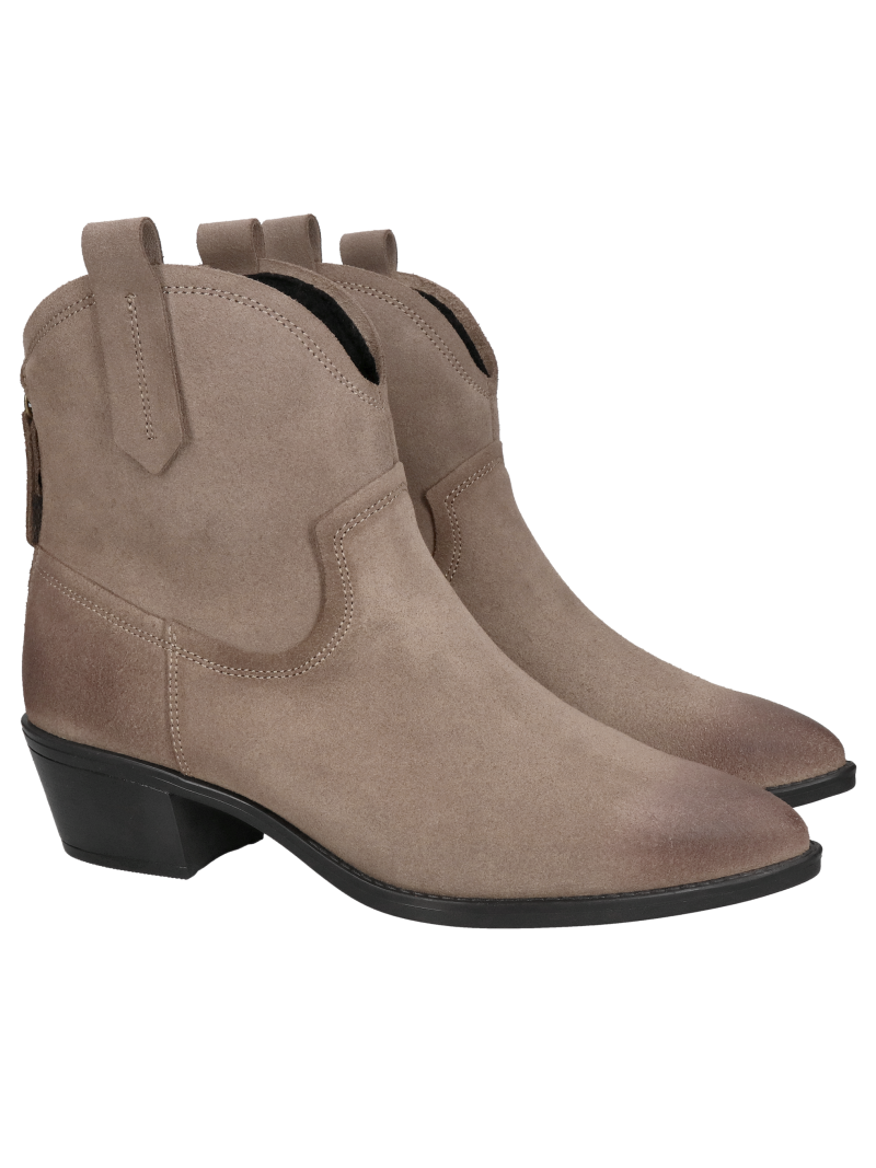 Women's suede cowboy boots, comfortable women's fall shoes