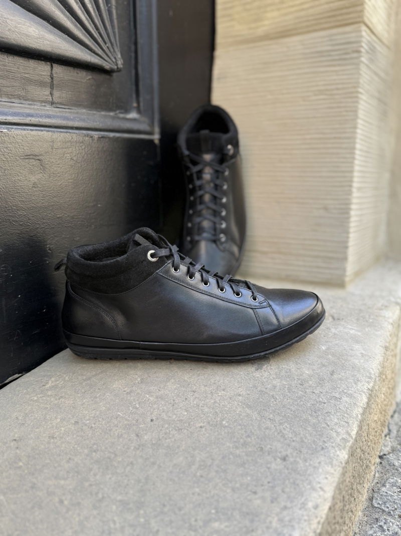 Warm men's winter boots, Conhpol men's leather boots, high cushioning and soft HOVERCRAFT sole